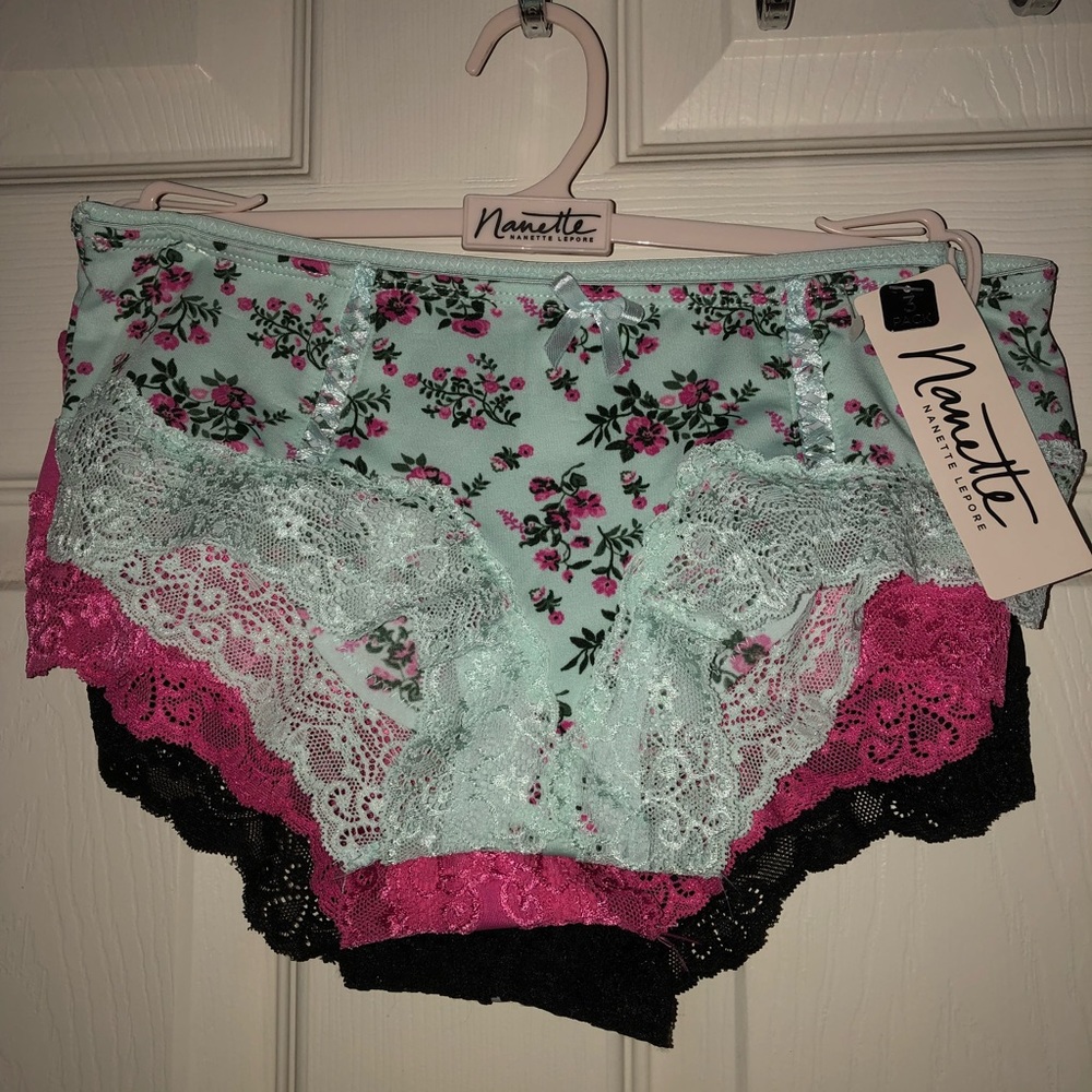 NWT Set of 3 Nanette Lepore panties size S